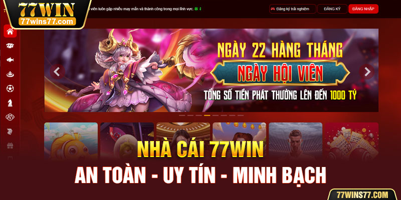 Nhà cái 77Win - An Toàn - Uy Tín - Minh Bạch 